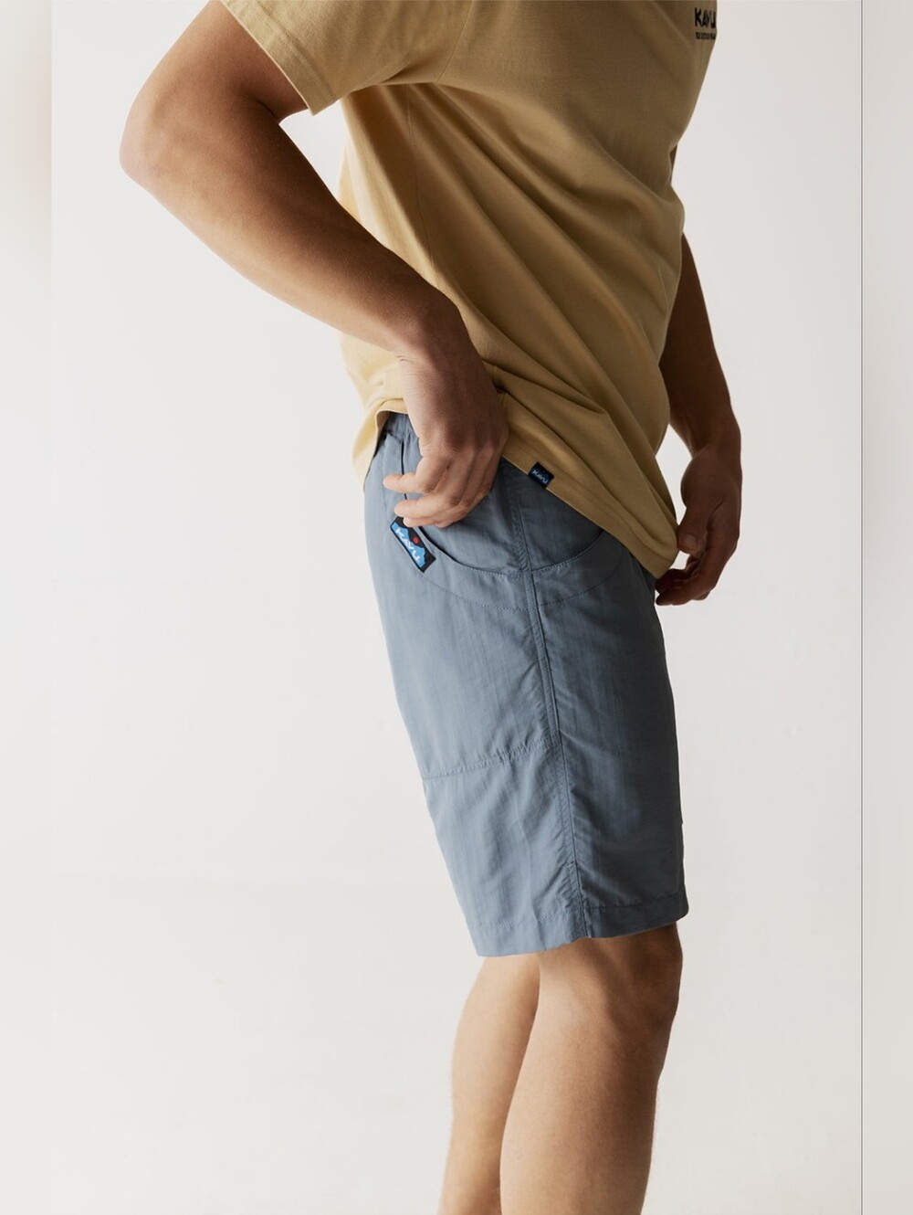 Kavu Big Eddy Shorts In Light Grey